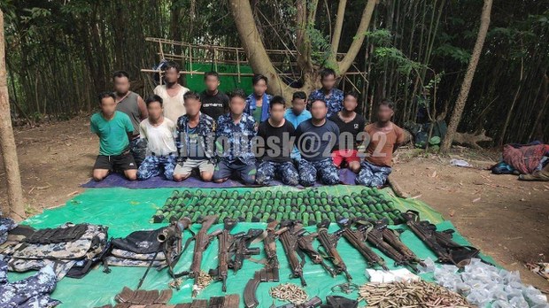 နှစ်ဖက်တိုက်ပွဲဖြစ်ပြီး စစ်ကောင်စီတပ်ဖွဲ့ဝင် ၁၄ ဦးကို AA ဖမ်းထား နှစ်ဖက်တိုက်ပွဲဖြစ်ပြီး စစ်ကောင်စီတပ်ဖွဲ့ဝင် ၁၄ ဦးကို AA ဖမ်းထား