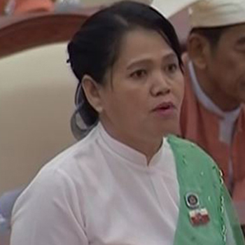 ရသေ့တောင်မြို့နယ် ပြည်သူ့လွှတ်တော် ကိုယ်စားလှယ် ဒေါ်ခင်စောဝေ 