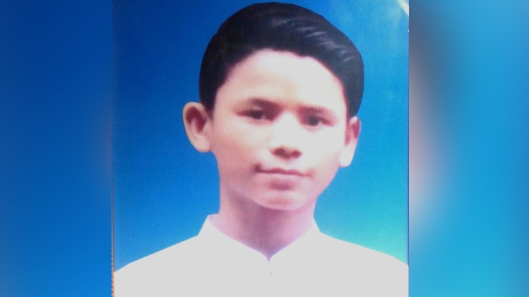 ပဲခူးတိုင်း၊ သာယာဝတီထောင်တွင် အကျဉ်းကျပြီး သေဆုံးခဲ့သည့် နိုင်ငံရေးအကျဉ်းသား ကိုပြည့်ဖြိုးဝင်း။ (Photo: Citizen Journalist)