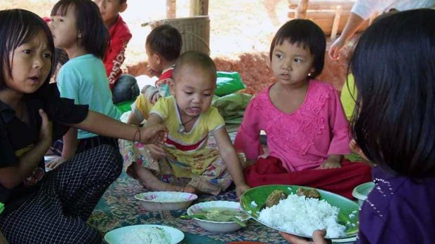 ပြည်တွင်းစစ်ကြောင့် ကလေးခြောက်သန်း အာဟာရချို့တဲ့နေ
