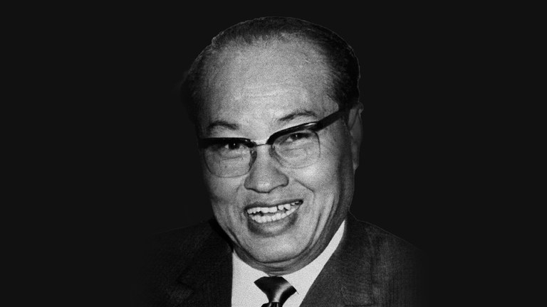 စစ်အာဏာရှင်ဟောင်း ဗိုလ်ချုပ်ကြီးနေဝင်းအား ၁၉၇ဝ ပြည့်နှစ်ဝန်းကျင်က တွေ့ရစဉ်။ (Photo: AFP)