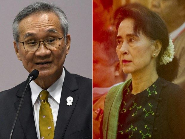 ဒေါ်အောင်ဆန်းစုကြည်နဲ့ ထိုင်းဝန်ကြီးတွေ့တာ စစ်ကောင်စီအကျိုးအတွက်လို့ NUG ဝေဖန် ဒေါ်အောင်ဆန်းစုကြည်နဲ့ ထိုင်းဝန်ကြီးတွေ့တာ စစ်ကောင်စီအကျိုးအတွက်လို့ NUG ဝေဖန်