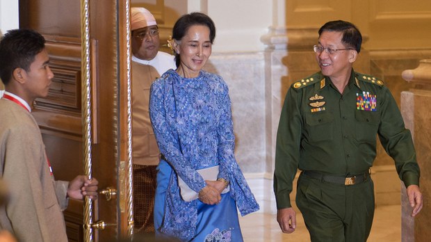 ဒေါ်အောင်ဆန်းစုကြည်ပါမှ နိုင်ငံရေးပြေလည်နိုင်မယ်လို့ NLD ပြော ဒေါ်အောင်ဆန်းစုကြည်ပါမှ နိုင်ငံရေးပြေလည်နိုင်မယ်လို့ NLD ပြော