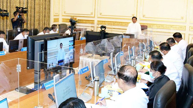 အာဏာသိမ်း ၁၈ လအကြာမှာ စစ်ကောင်စီက အစိုးရအဖွဲ့ကို ပိုခိုင်မာအောင် ဖွဲ့စည်းလာ အာဏာသိမ်း ၁၈ လအကြာမှာ စစ်ကောင်စီက အစိုးရအဖွဲ့ကို ပိုခိုင်မာအောင် ဖွဲ့စည်းလာ