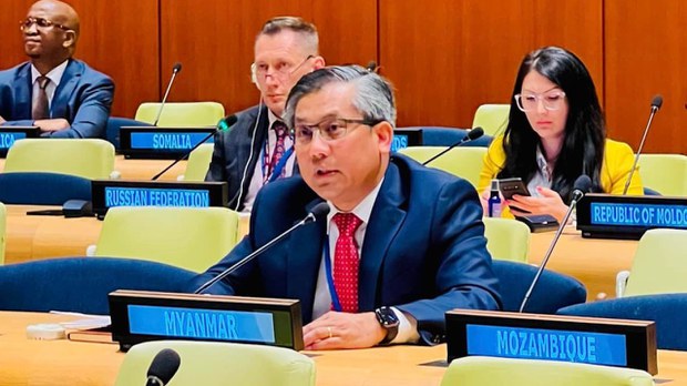 မြန်မာ့အရေး ရေရှည်ပြေလည်အောင်ဖြေရှင်းဖို့ ကုလညီလာခံမှာ သံအမတ်ကြီး ဦးကျော်မိုးထွန်း တိုက်တွန်း မြန်မာ့အရေး ရေရှည်ပြေလည်အောင်ဖြေရှင်းဖို့ ကုလညီလာခံမှာ သံအမတ်ကြီး ဦးကျော်မိုးထွန်း တိုက်တွန်း
