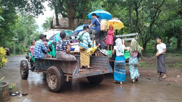 သထုံမြို့နယ် ထုံးဘိုလေးရွာမှာ အိမ် ၁၅၀ ကျော် မီးရှို့ခံရ