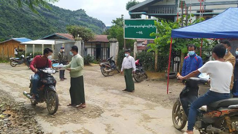 စစ်ကိုင်းတိုင်း၊ နာဂကိုယ်ပိုင်အုပ်ချုပ်ခွင့်ရဒေသ၊ လေရှီးမြို့နယ် အထွေထွေအုပ်ချုပ်ရေးရုံးကို ၂၀၂၁ ခုနှစ်၊ ဇူလိုင်လ၊ ၁၂ ရက်နေ့က တွေ့ရစဉ်။ (Photo:  La Se Qai Paranaga)