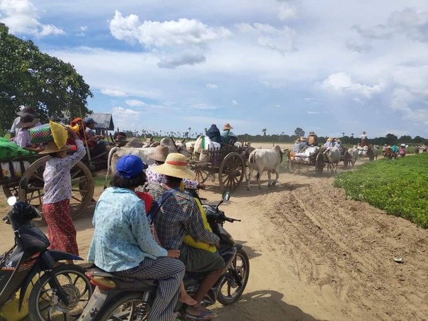 နယ်မြေရှင်းလင်းမှုကြောင့် စစ်ကိုင်းတိုင်းမှာ သုံးရက်အတွင်း အရပ်သား ၁၂,၀၀၀ ကျော် ထွက်ပြေး နယ်မြေရှင်းလင်းမှုကြောင့် စစ်ကိုင်းတိုင်းမှာ သုံးရက်အတွင်း အရပ်သား ၁၂,၀၀၀ ကျော် ထွက်ပြေး