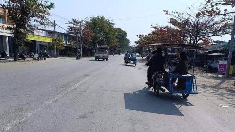 kale.jpg ကလေးမြို့ တာဟန်းရပ်ကွက် ဗိုလ်ချုပ်လမ်းတစ်နေရာအား ၂၀၂၄ ခုနှစ်၊ ဖေဖော်ဝါရီ ၂၈ ရက်နေ့က တွေ့ရစဉ်။ (Photo: Citizen Journalist)