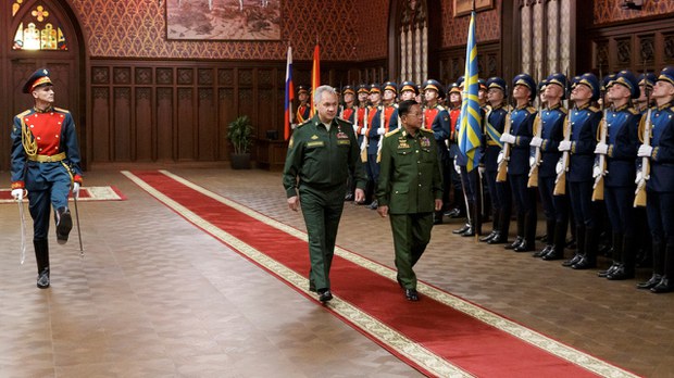 မြန်မာ-ရုရှား ပူးတွဲစစ်ရေးလေ့ကျင့်မှု အာဆီယံပဋိဉာဉ် ချိုးဖောက်ကြောင်း NUG ဝေဖန်