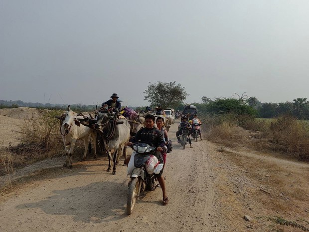 စစ်အုပ်ချုပ်ရေး တစ်လအတွင်း စစ်ကိုင်း ငါးမြို့နယ်မှာ ဒေသခံခြောက်သောင်းခွဲကျော် ထွက်ပြေးရ