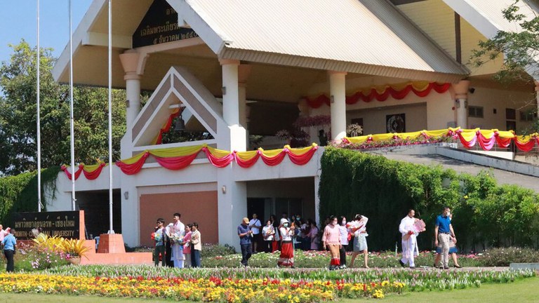 ထိုင်းနိုင်ငံ ချင်းမိုင်မြို့ရှိ မြောက်ပိုင်းချင်းမိုင်တက္ကသိုလ်ကို ၂၀၂၃ ခုနှစ်၊ ဇန်နဝါရီလ ၂၁ ရက်နေ့က တွေ့ရစဉ်။ (Photo: North-Chiang Mai University)