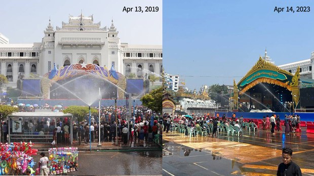 အာဏာသိမ်းပြီးနောက် ပျော်ရွှင်စရာကင်းမဲ့သွားတဲ့ သင်္ကြန်