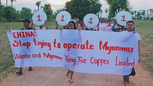 လက်ပံတောင်းက တရုတ်ကြေးနီစီမံကိန်းတွေ အပြည့်အဝလည်ပတ်ဖို့ ကြိုးစားနေကြောင်း ဒေသခံတွေပြော