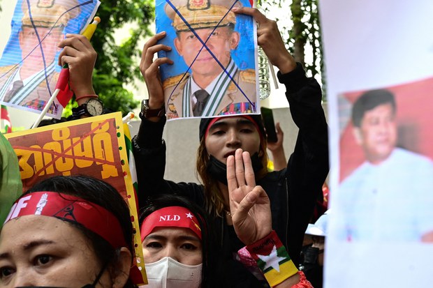 စစ်ကောင်စီအပေါ် လုံခြုံရေးကောင်စီရဲ့ ဖိအားပေးမှုကို ကြိုဆို စစ်ကောင်စီအပေါ် လုံခြုံရေးကောင်စီရဲ့ ဖိအားပေးမှုကို ကြိုဆို