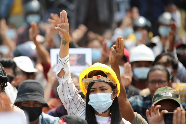 တော်လှန်ရေးမှာအမျိုးသမီးတွေပါဝင်မှု ကုလလုံခြုံရေးကောင်စီမှာ ဦးကျော်မိုးထွန်းတင်ပြ တော်လှန်ရေးမှာအမျိုးသမီးတွေပါဝင်မှု ကုလလုံခြုံရေးကောင်စီမှာ ဦးကျော်မိုးထွန်းတင်ပြ