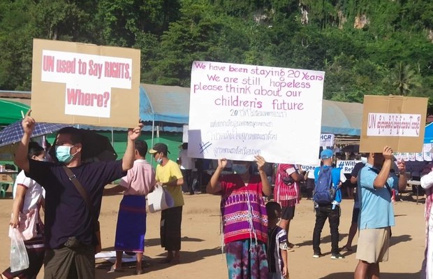 ကမ္ဘာ့ဒုက္ခသည်နေ့မှာ စစ်ဘေးဒုက္ခသည်တွေရဲ့လိုလားချက်တွေ ဆန္ဒပြတောင်းဆို ကမ္ဘာ့ဒုက္ခသည်နေ့မှာ စစ်ဘေးဒုက္ခသည်တွေရဲ့လိုလားချက်တွေ ဆန္ဒပြတောင်းဆို