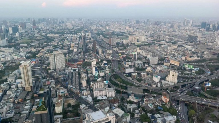 ဘန်ကောက်မြို့တစ်နေရာအား ၂၀၂၄ ခုနှစ်၊ ဖေဖော်ဝါရီလ ၂၈ ရက်နေ့ကတွေ့ရစဥ်။ (Photo: RFA)
