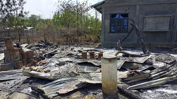 ရေစကြို‌မြို့နယ် ရွာသုံးရွာက ဒေသခံ ၁၀၀ ခန့်ကို စစ်ကောင်စီတပ် ဖမ်းဆီးထား