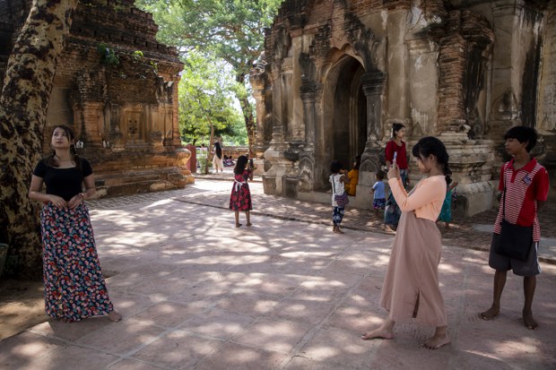 ပုဂံရှေးဟောင်းနယ်မြေကို လာရောက်လည်ပတ်သူ နည်းပါး