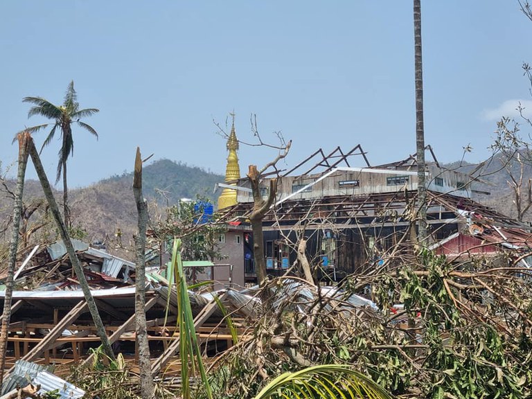 Rakhine Cyclone 2 Photo: Facebook/ Wai Hun Aung