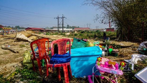 စစ်တွေ အာဂျိတ်တော်ကုန်းက အိမ် ၁၀၀ ကျော် အင်အားသုံး ဖယ်ရှားခံရ