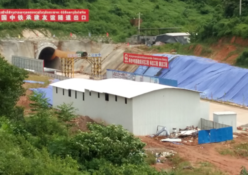ວຽກງານການເຈາະອຸມົງ ທາງຣົດໄຟ ລາວ-ຈີນ ຢູ່ແຂວງຫຼວງນໍ້າທາ