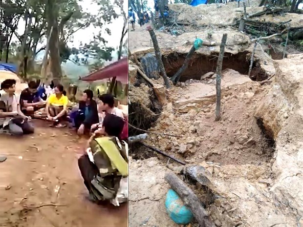 ການຄົ້ນຫາຊາວບ້ານ ລັກຂຸດຄໍາ 7 ຄົນ ສືບຕໍ່ ການຄົ້ນຫາຊາວບ້ານ ລັກຂຸດຄໍາ 7 ຄົນ ສືບຕໍ່