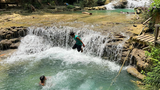 ນ້ຳຕົກຕາດ ທີ່ມີຊື່ສຽງ ຂອງແຂວງຫຼວງພຣະບາງ ໄດ້ຮັບຜົລກະທົບ ຈາກອາກາດ ແຫ້ງແລ້ງ