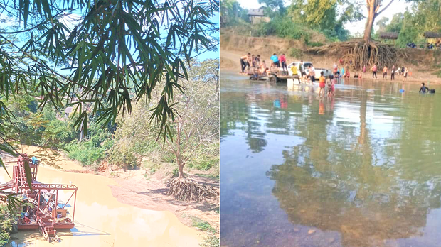 ການຂຸດຄົ້ນບໍ່ແຮ່ ສົ່ງຜົລກະທົບ ກັບຫ້ວຍນ້ຳສັງ ຕໍ່ເນື່ອງ ການຂຸດຄົ້ນບໍ່ແຮ່ ສົ່ງຜົລກະທົບ ກັບຫ້ວຍນ້ຳສັງ ຕໍ່ເນື່ອງ