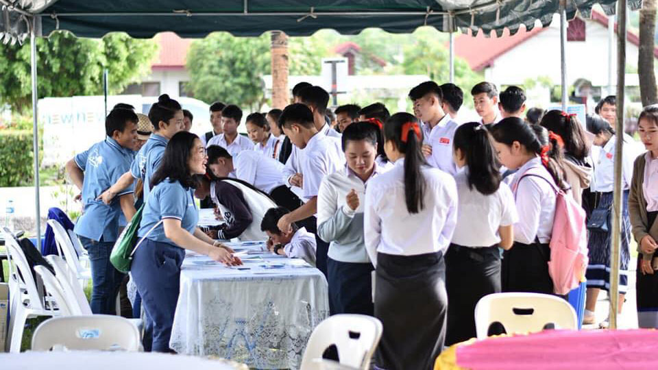 ບັນຍາກາດ ກິຈກັມ ຂອງນັກສຶກສາ ໃນການສເລີມສລອງ ວັນສິ່ງແວດລ້ອມໂລກ ໃນລາວ ວັນທີ 05 ມິຖຸນາ 2019