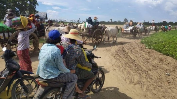 ທະຫານພະມ້າ ໂຈມຕີ ປະຊາຊົນ ຢູ່ເມືອງສະກາງ ທະຫານພະມ້າ ໂຈມຕີ ປະຊາຊົນ ຢູ່ເມືອງສະກາງ