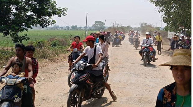 ເຂດສະກາງ ພະມ້າ ສູ້ດຸເດືອນ ປະຊາຊົນ ອົບພະຍົບ 20,000 ຄົນ