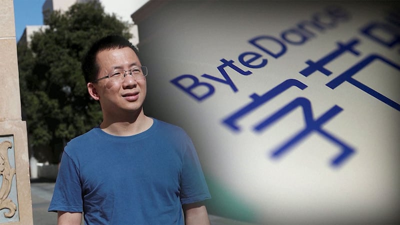 张一鸣卸任“字节跳动”CEO。(路透社视频截图)