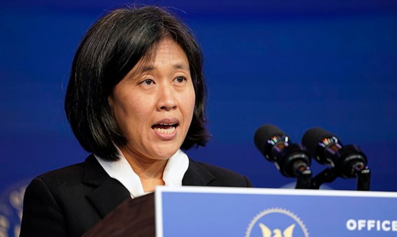 美国贸易代表戴琪敦促世贸组织就其基本规则框架进行改革(美联社图片)