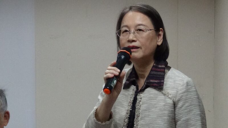 客家女性发展协会理事长范金玉。(记者夏小华摄)