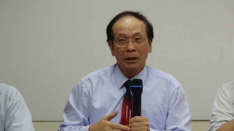 台湾北社社长李川信。(记者夏小华摄)