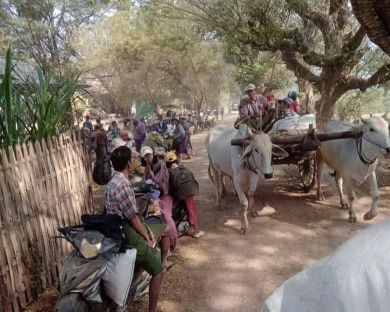 ရေစကြိုမြို့နယ်၊ ရေလယ်ကျွန်းဒေသမှ စစ်ဘေးဒုက္ခသည်များအား ၂၀၂၅ ခုနှစ်၊ မတ်လ ၆ ရက်နေ့က တွေ့ရစဉ်။ (ရေစကြို သတင်းပေါင်းစုံ မီဒီယာ ဓာတ်ပုံ)