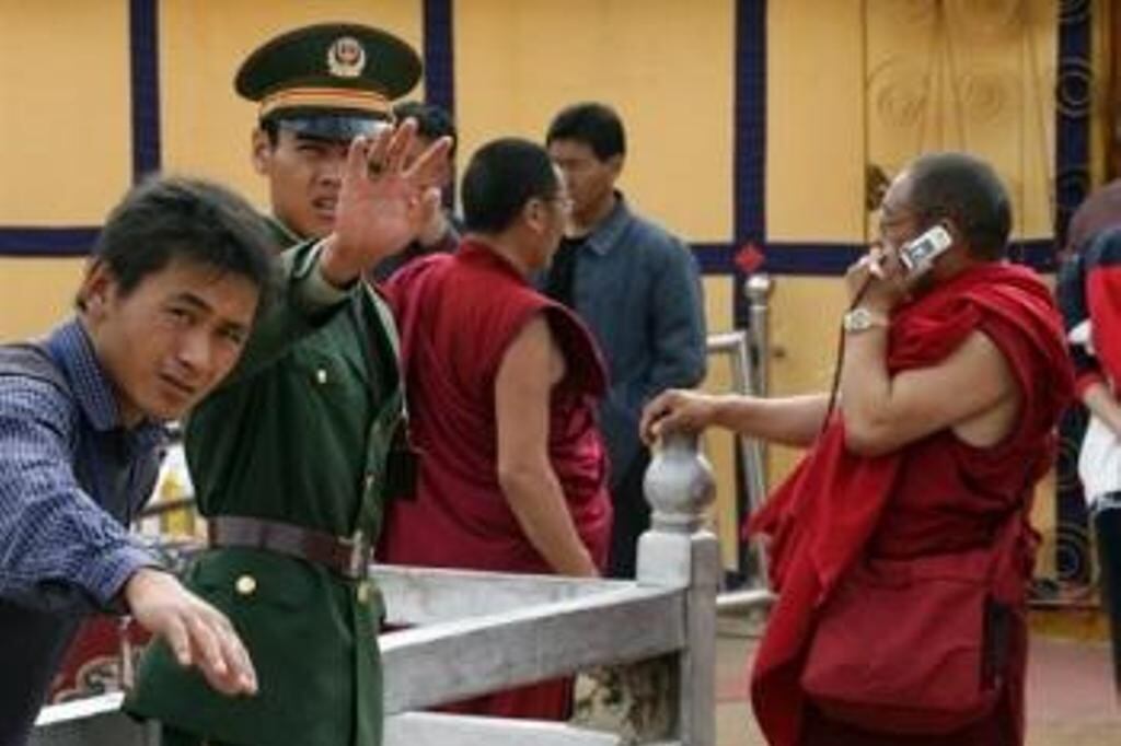 རྒྱ་ནག་གི་ཉེན་རྟོག་པས་བོད་ནང་པར་རྒྱག་མཁན་ལ་བཀག་འགོག་བྱེད་བཞིན་པ།