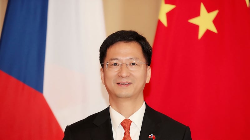 中国驻捷克大使张建敏。(图源:中国驻捷克大使馆官网)