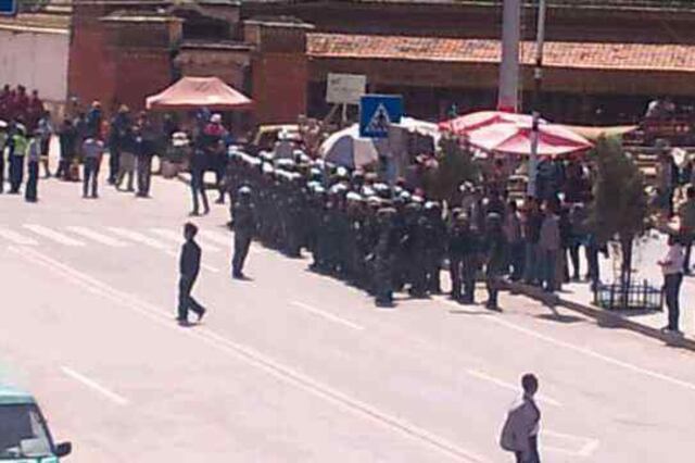 ཀན་ལྷོ་བླ་བྲང་ཕྱོགས་སུ་རྒྱ་ནག་གིས་དམ་དྲག