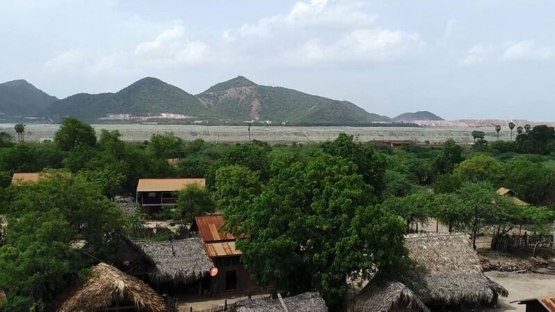 စစ်ကိုင်းတိုင်း၊ ဆားလင်းကြီးမြို့နယ်၊ လက်ပံတောင်းတောင်ဒေသကို ၂၀၂၀ ခုနှစ်၊ ဖေဖော်ဝါရီလအတွင်းမှာ တွေ့ရစဉ်။ (Photo: RFA)