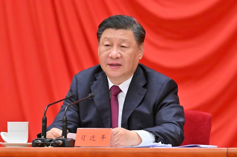 中国领导人习近平在任期间通过修宪取消国家主席任期制,破坏了江泽民、胡锦涛时期的宪政惯例。(美联社图片)