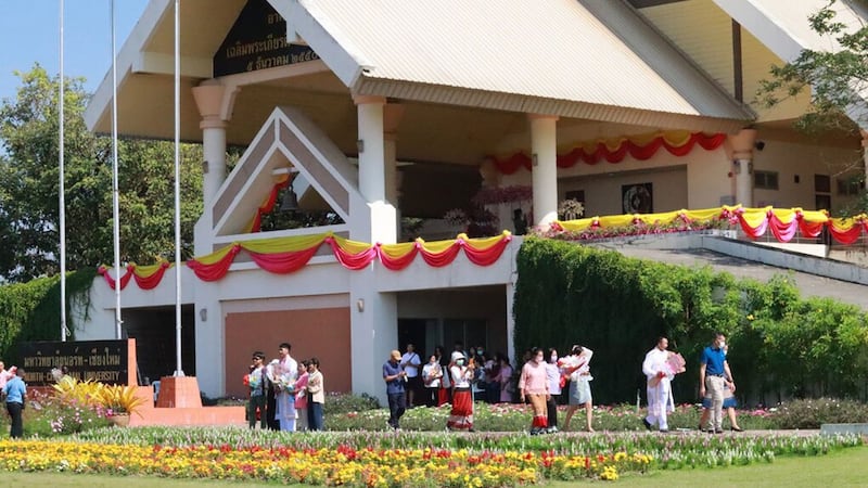 ထိုင်းနိုင်ငံ ချင်းမိုင်မြို့ရှိ မြောက်ပိုင်းချင်းမိုင်တက္ကသိုလ်ကို ၂၀၂၃ ခုနှစ်၊ ဇန်နဝါရီလ ၂၁ ရက်နေ့က တွေ့ရစဉ်။ (Photo: North-Chiang Mai University)