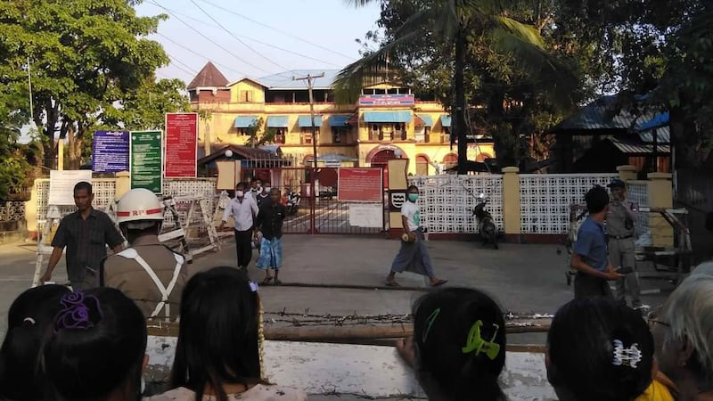 ဧရာဝတီတိုင်း၊ ပုသိမ်အကျဉ်းထောင်အား ၂၀၂၃ ခုနှစ်၊ ဇန်နဝါရီလ ၄ ရက်က တွေ့ရစဉ်။ (Photo: Citizen Journalist)