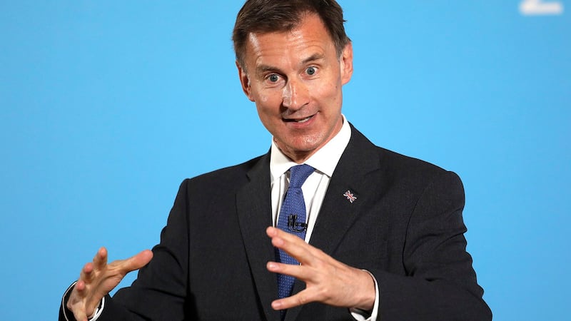 英国外相杰里米·亨特(Jeremy Hunt)。(美联社)