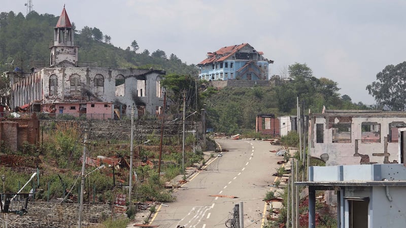 ချင်းပြည်နယ်၊ ထန်တလန်မြို့တစ်နေရာကို ၂၀၂၃ ခုနှစ်၊ မေလ ၃၁ ရက်နေ့က တွေ့ရစဉ်။ (Photo : The Chin Journal)