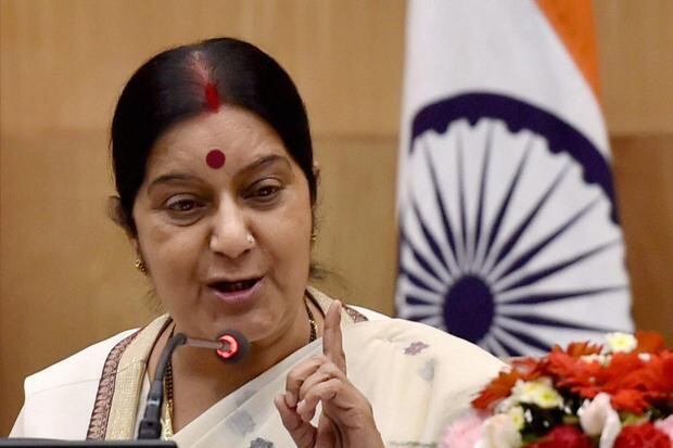 རྒྱ་གར་གྱི་ཕྱི་སྲིད་བློན་ཆེན་ལྕམ་Sushma Swaraj