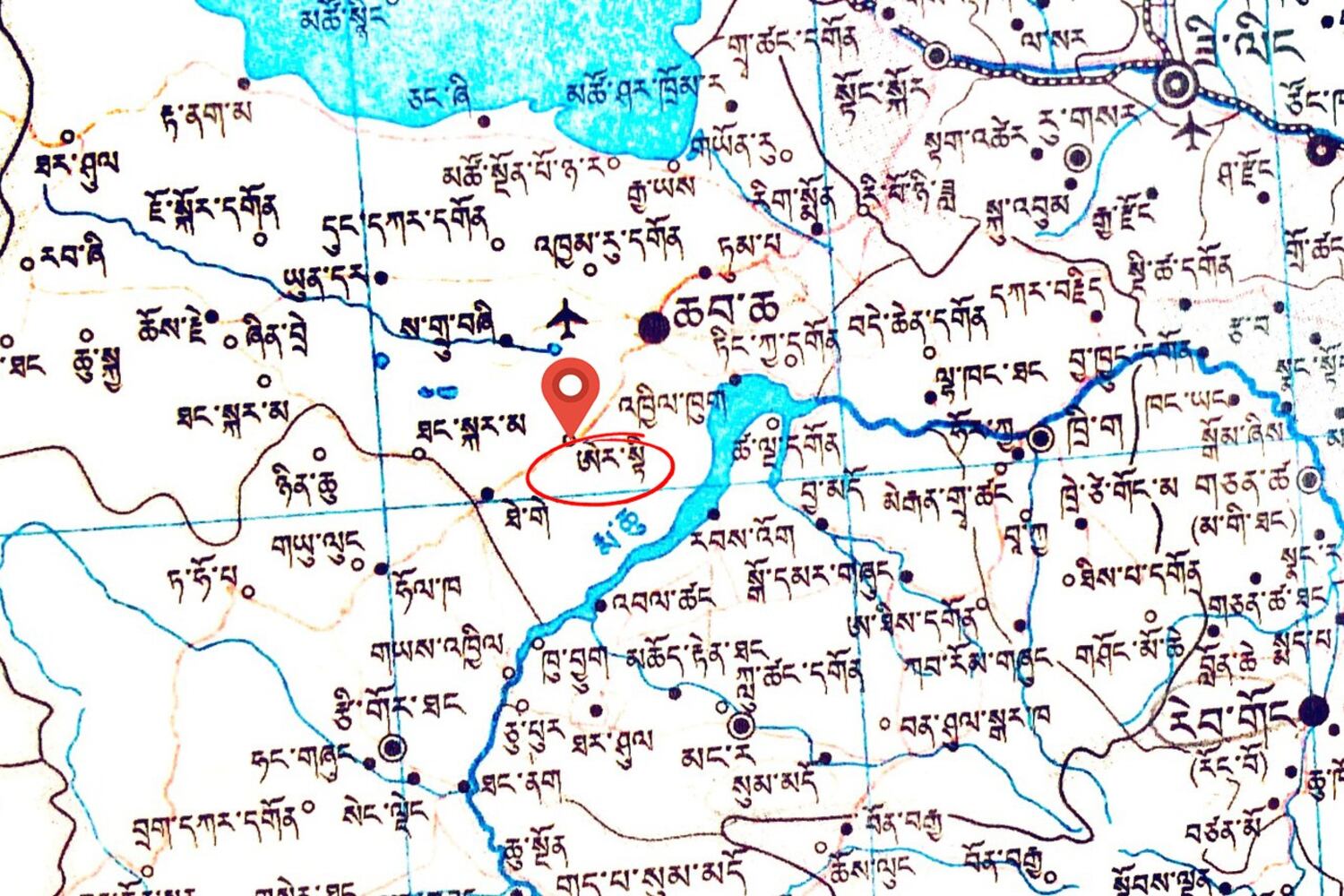 མདོ་སྨད་མཚོ་ལྷོ་ཨེར་སྟི་ཕྱོགས་ཀྱི་ས་ཁྲ