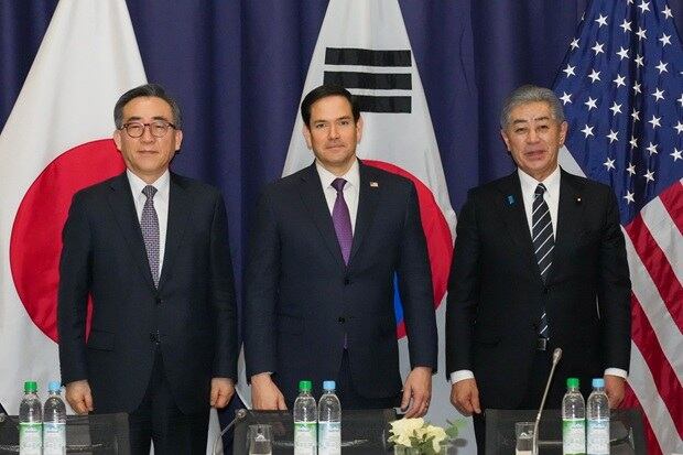 한미일 외교장관 회담이 독일 현지 시간으로 지난 15일 뮌헨에서 개최됐다.
